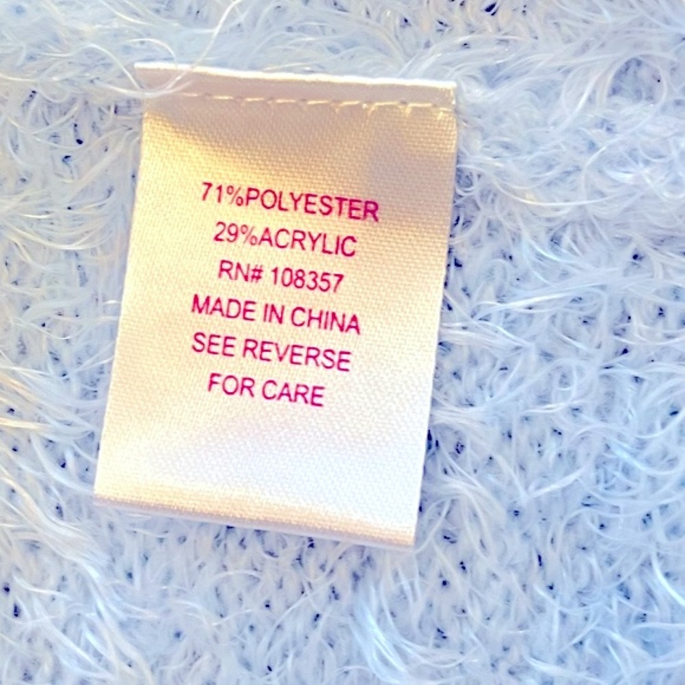 Soft fuzzy open front cardigan sweater by Design History Girls. - Picture 8 of 10